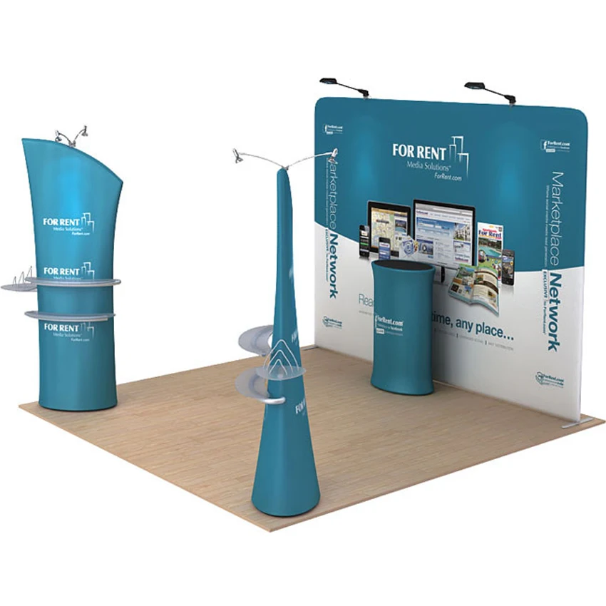 Портативная стойка для баннеров прямых выставок из ткани 10 футов|backdrop banners|wall