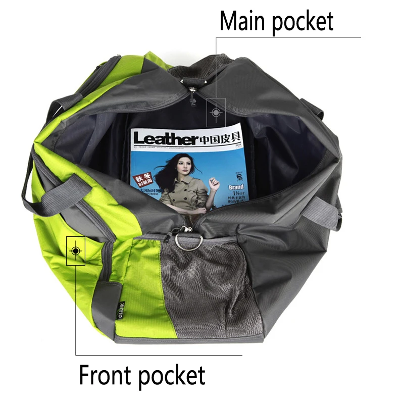 OLIDIK мужская дорожная сумка нейлоновая с ремнем через плечо портативная большая 35