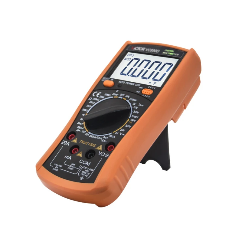 VICTOR VC890D/VC890C+ профессиональный цифровой мультиметр True RMS мультиметр 20mF конденсатор 20A измеритель токов