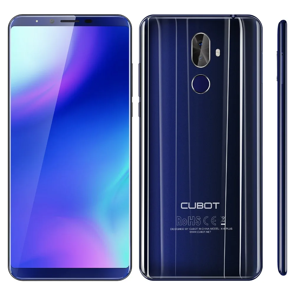 Cubot X18 Plus 5 99 ''Android 8 0 MT6750T Octa core 4 Гб оперативная память 64 Встроенная смартфон Dual