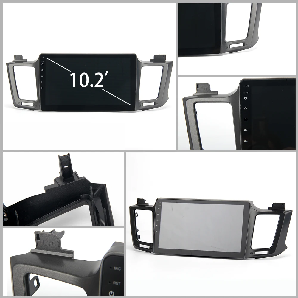 10," HD цифровой экран Встроенный gps Android 9,0 32 ГБ rom Восьмиядерный для Toyota RAV4 с автомобильным мультимедийным плеером