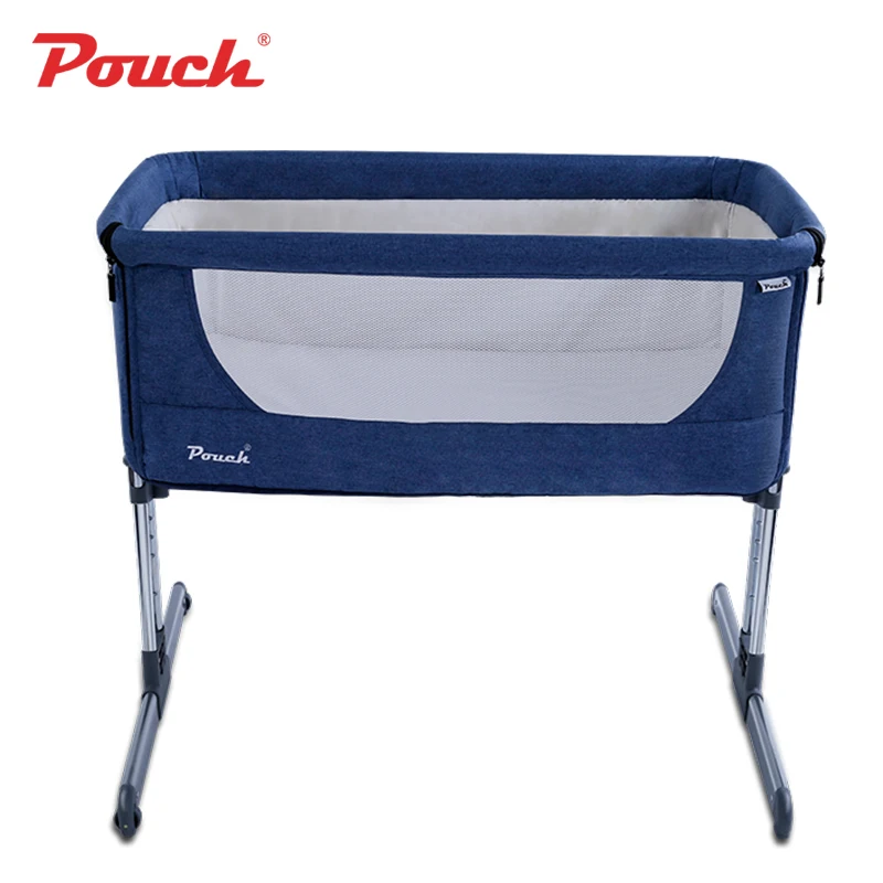 Pouch H05 Baby Portable Bed connected with parents' normal big bed Infant Travel Sleeper Cot breathable folding crib | Мать и ребенок