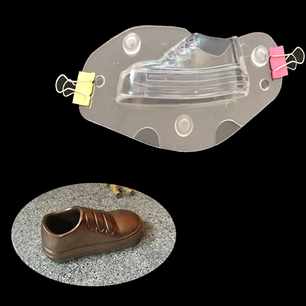 2019 новые пластиковые DIY 3D спортивные туфли формы для шоколада леденцов Желе Форма