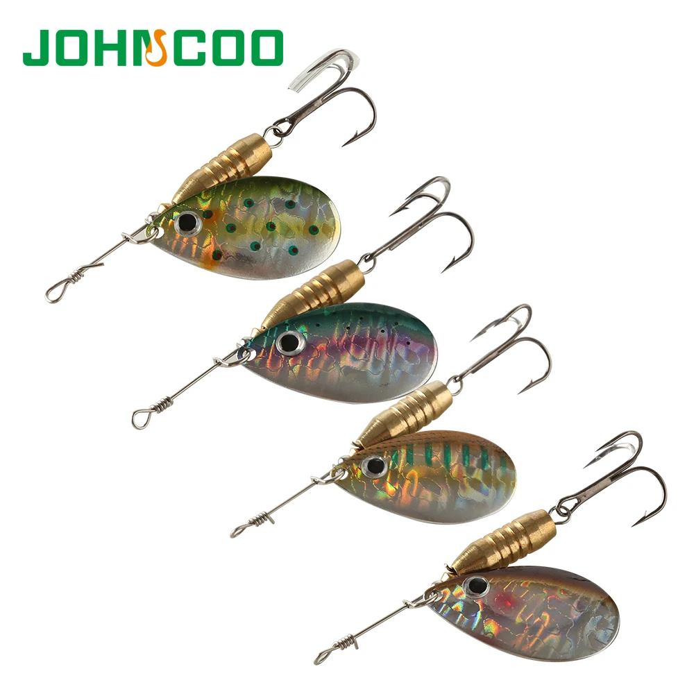 4 шт./лот блесна приманка для рыбной ловли металлическая 5 6 г 10 14 медный грузил