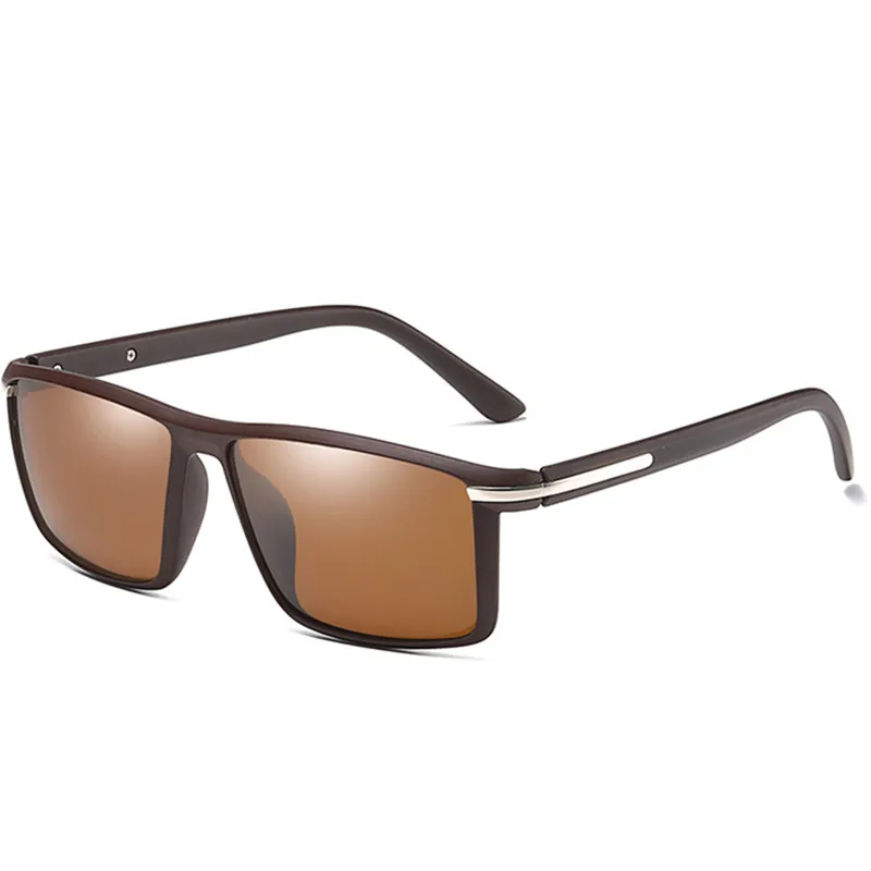 Мужские солнцезащитные очки HBK квадратные поляризационные для путешествий PM0155