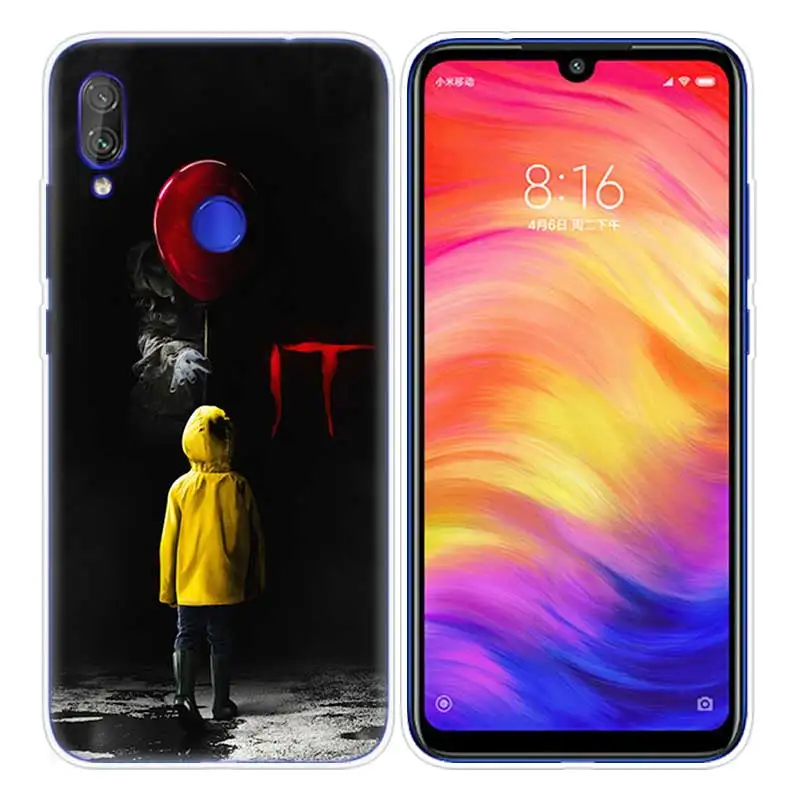 Чехол Pennywise с рисунком клоуна для Xiaomi mi Play 8 A2 6X, чехол для Red mi 6 6A Note 7 6 5 4 4X Lite Pro, задняя крышка