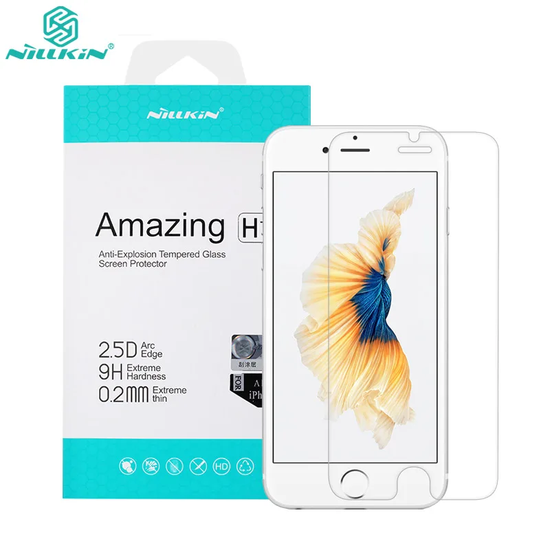 Nillkin tempered glass film for iPhone 7 Protective Plus anti-scratch screen protector For | Мобильные телефоны и