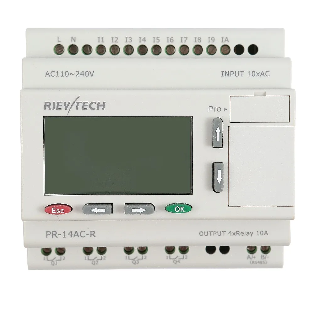 RIEVTECH Micro Automation suluitions provider. Программируемый релейный модуль с функцией управления