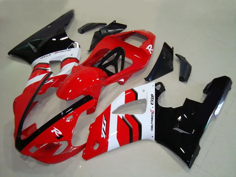Комплект обтекателей для мотоцикла YAMAHA YZFR1 00 01 YZF R1 2000 2001 1000 yzfr1 ABS красный белый