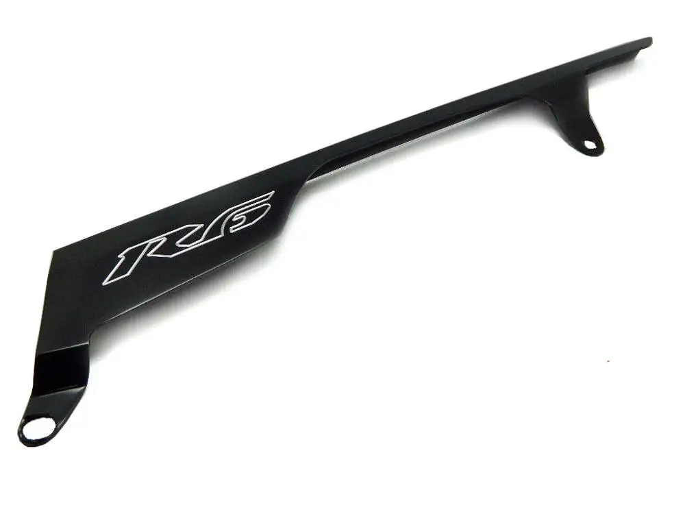 Черная алюминиевая защитная крышка цепи для мотоциклов YZFR6 2006 2007 2008 2009 2010 2011 2012 2013