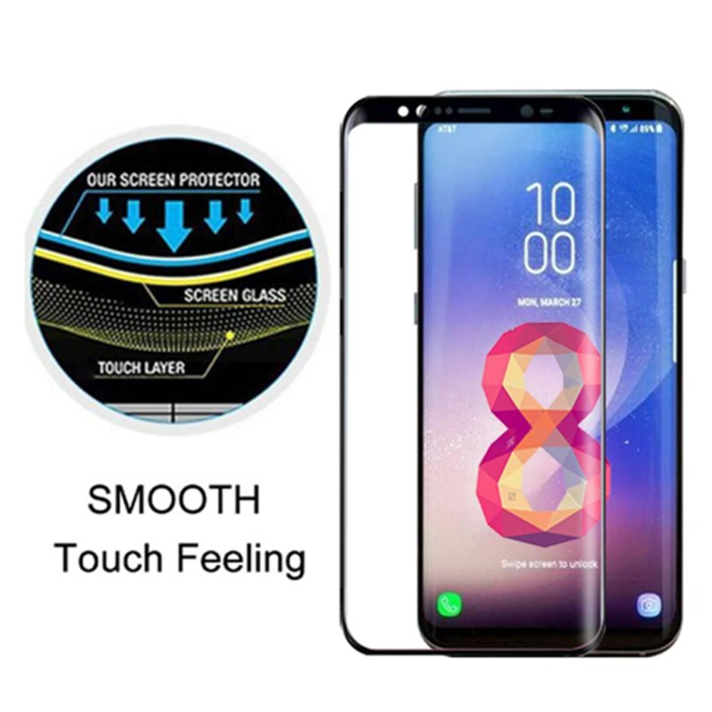 Для galaxy s7 edge закаленное стекло s9 пленка s8 plus для Samsung s6 защита экрана полное