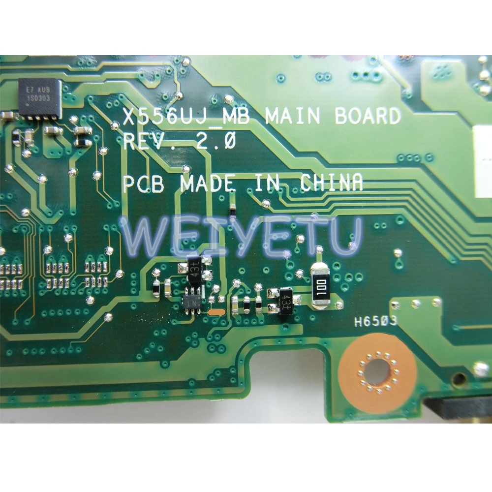 Материнская плата X556UA _ BD._ 4G/I3 6100 CPU/AS GM для ноутбука ASUS K556U/FL5900/ X556U X556UJ X556UB