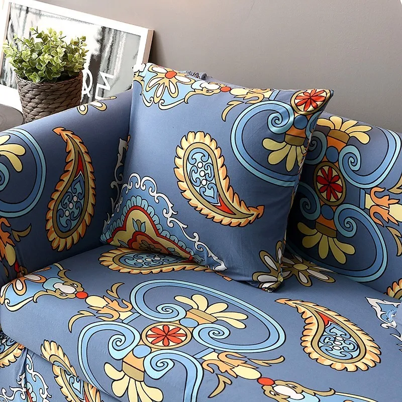 Cushion Cover 21 1 шт. печатных высокие эластичные Мягкий Чехол на подушку Полиэстер размером 45*45 см диван-кровать подушка домашний декор сидение для офиса, машины Подушка Чехол - Цвет: Cushion Cover 21