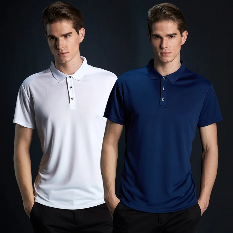 Рекламная рубашка Поло на заказ с отворотом футболка поезд коротким рукавом