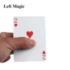 1 шт. оригинальная специальная игральная карта, волшебные фокусы в покере, движущиеся сердца, 2 фона, реквизит для сцены, иллюзия, аксессуар, волшебник