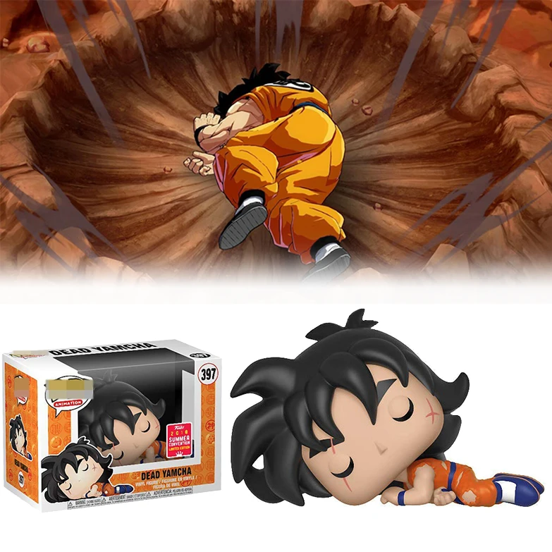 FUNKO POP DEAD YAMCHA Summer Convention Японское Аниме Драконий жемчуг супер Фигурки игрушки Dead