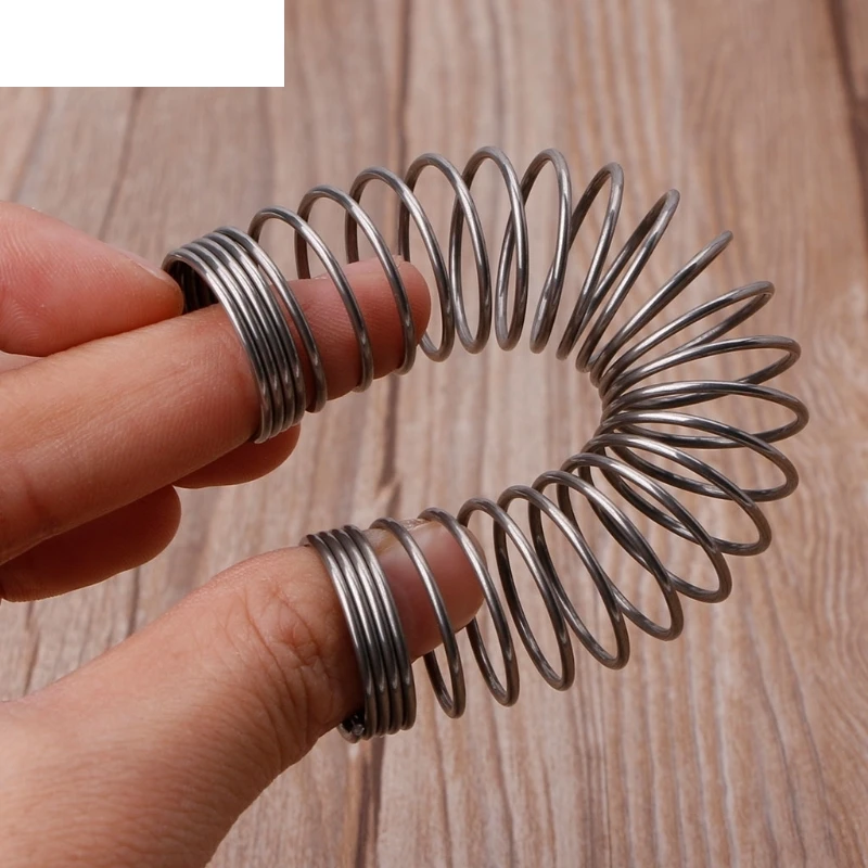 108MM Silver Shisha Silicone Hose Spring Holder Hookah Water Pipe Accessories |