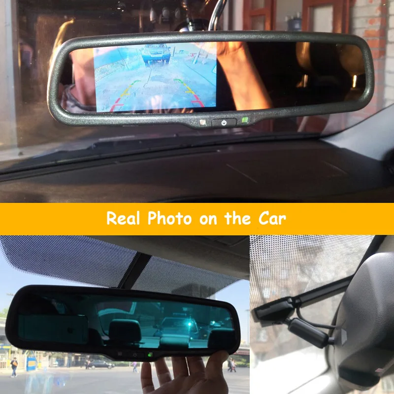 Камера заднего вида камера с регистратором 5 0 &quot HD 1080P DVR G сенсор|reverse camera monitor|monitor