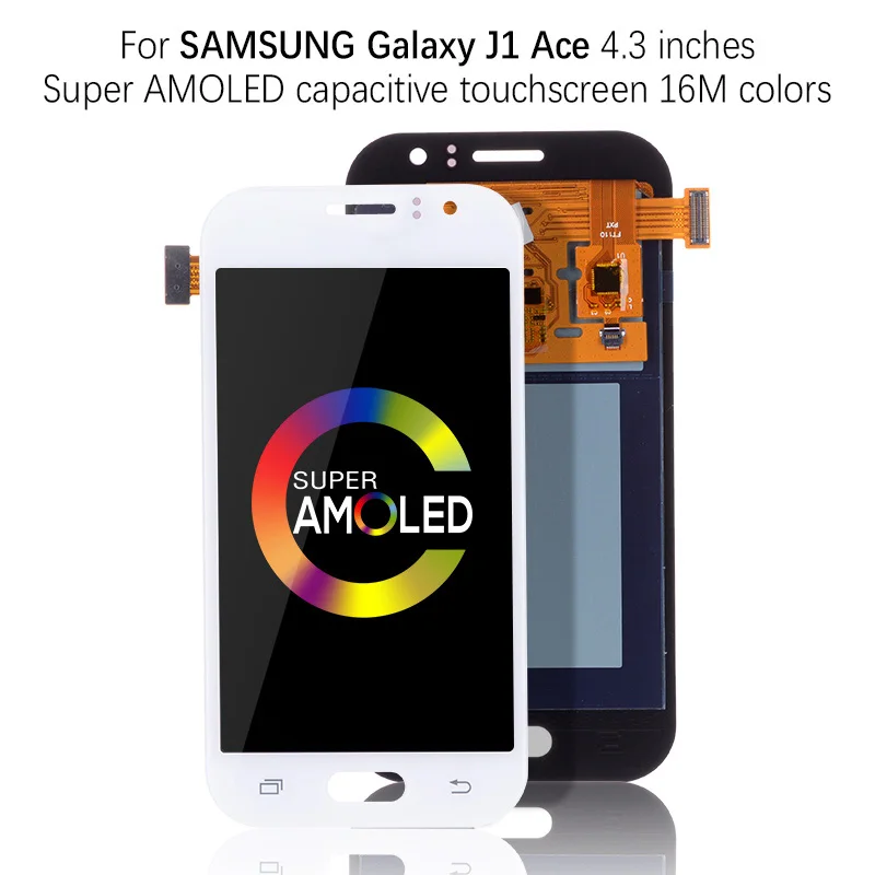 AMOLED Дисплей для SAMSUNG Galaxy J1 Ace J110 J110H J110F J110M LCD в сборе с тачскрином Оригинал 4.3''