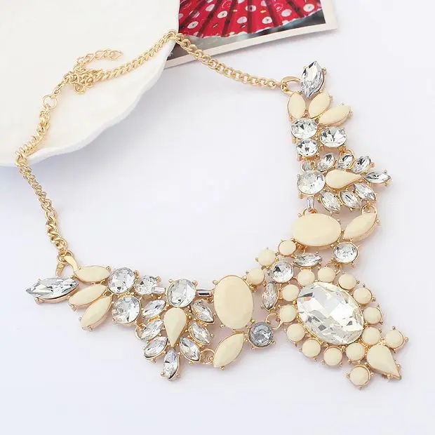 Луна конфеты желтый Shourouk цветок золотые ворота чокеровщика заявление ожерелья и