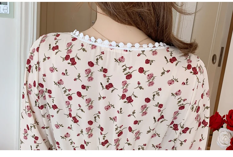 8837# летнее Модное шифоновое длинное платье с принтом для кормящих мам, тонкая одежда для кормления грудью для беременных женщин, одежда для беременных