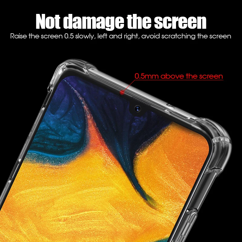 Противоударный мягкий чехол для телефона для samsung A7 A750 Прозрачный Силикон ТПУ чехол для Galaxy A8 плюс A10 A20 A30 A40 A50 крышка