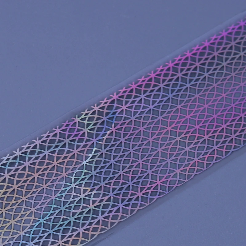 100*4 см Лазерная сетка для нейл-арта наклейка из фольги клей лака ногтей