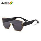 JackJad 2020 модные современные крутые Квадратные Солнцезащитные очки с заклепками в две точки Популярные брендовые дизайнерские солнцезащитные очки Oculos De Sol