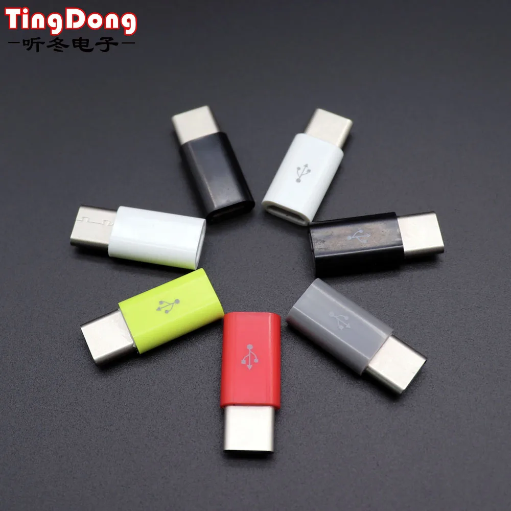 

TingDong Micro USB Female to Type C Male Adapter for Letv for Xiaomi Mi 5X Oneplus for Samsung S8 Plus NK-Shopping