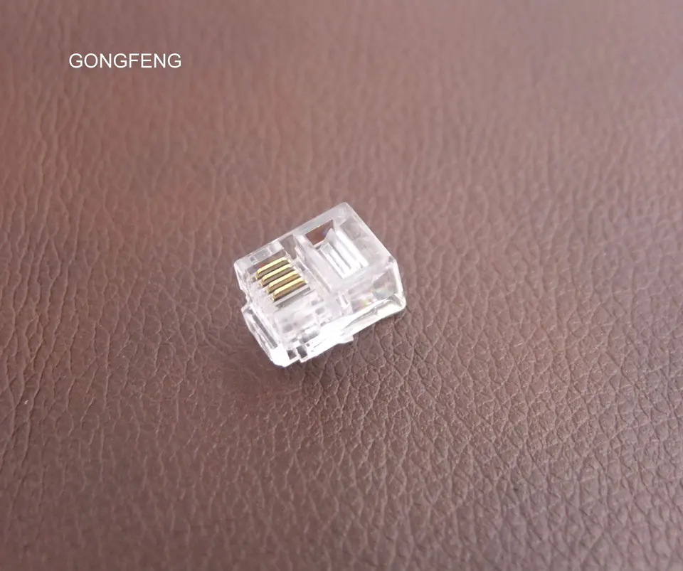 Специальный оптовый выделенный Телеком GONGFENG новый разъем RJ11 для телефона с