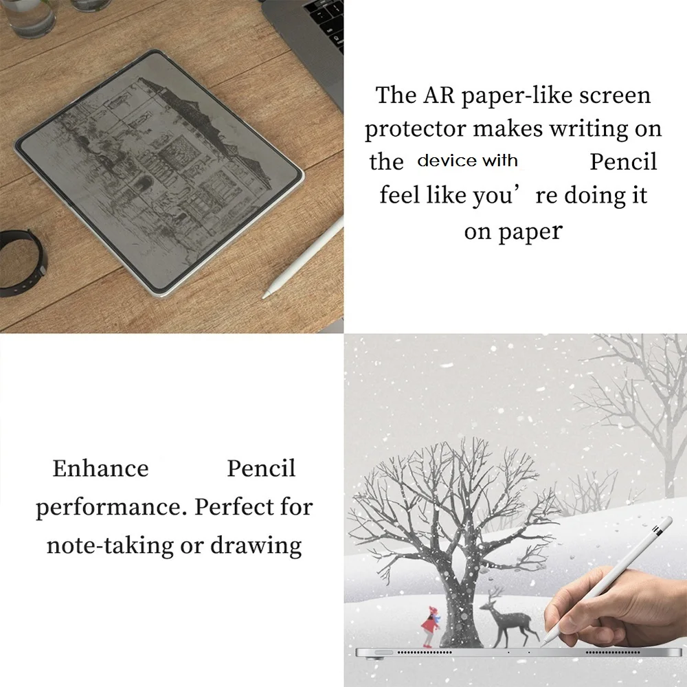 Матовая Защитная пленка Nillkin PT AG для iPad Pro 12,9/9,7/Pro 11/Air /Pro 10,5 /Mini /4