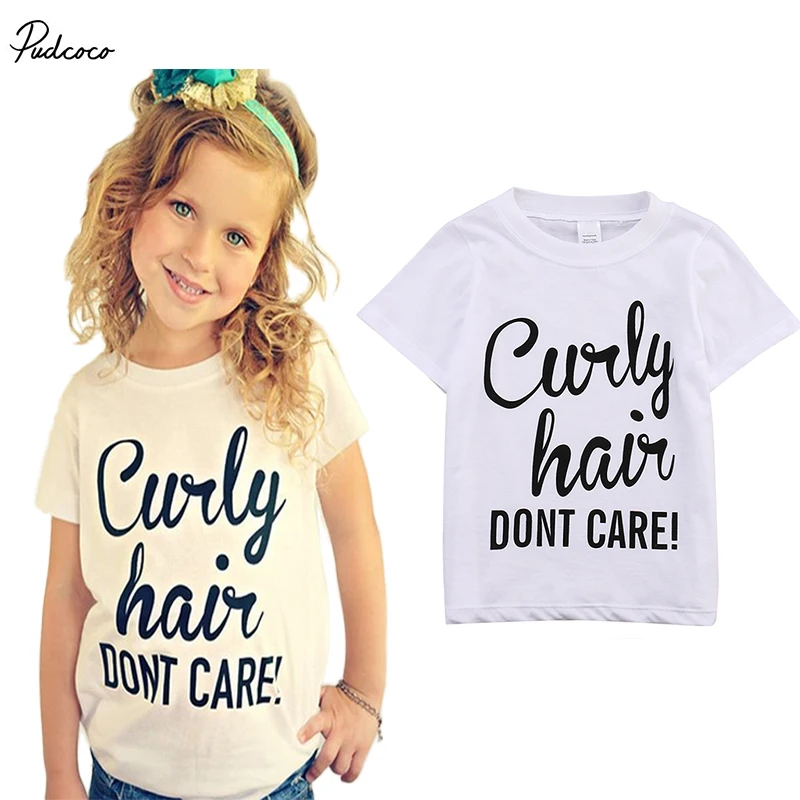 Новинка 2017 Детские футболки для маленьких девочек летняя мода 100% хлопок с