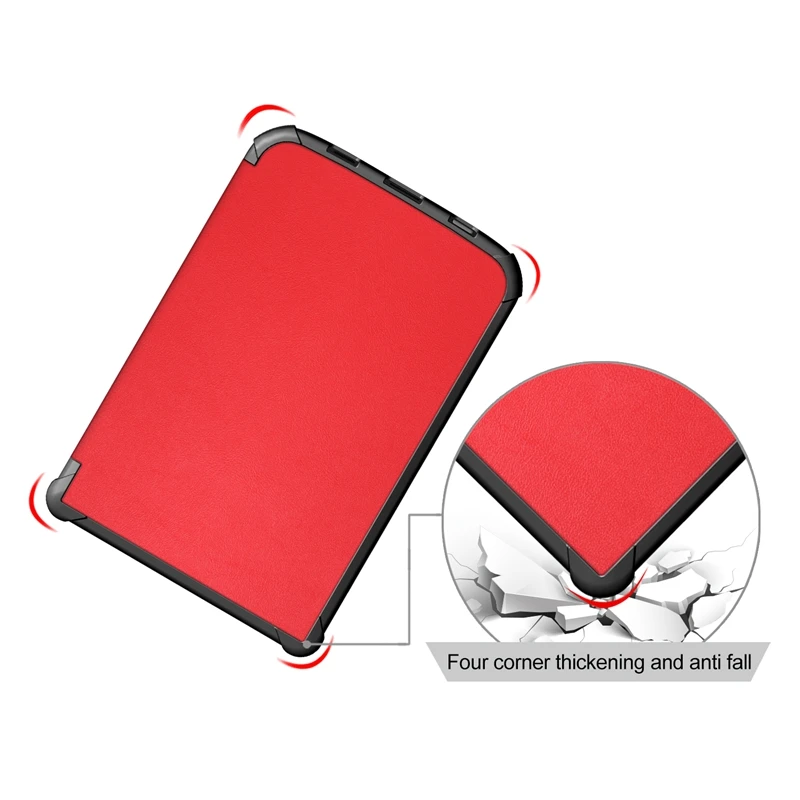 Сверхтонкий чехол книжка для Pocketbook 627 616 632 Touch Lux 4 Basic 2 HD 3 6 дюймов 30 шт.|Чехлы