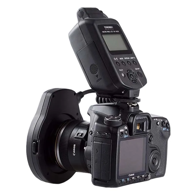 Yongnuo TTL макро кольцо вспышка освещение YN-14EX для камер Canon как MR-14EX | Электроника