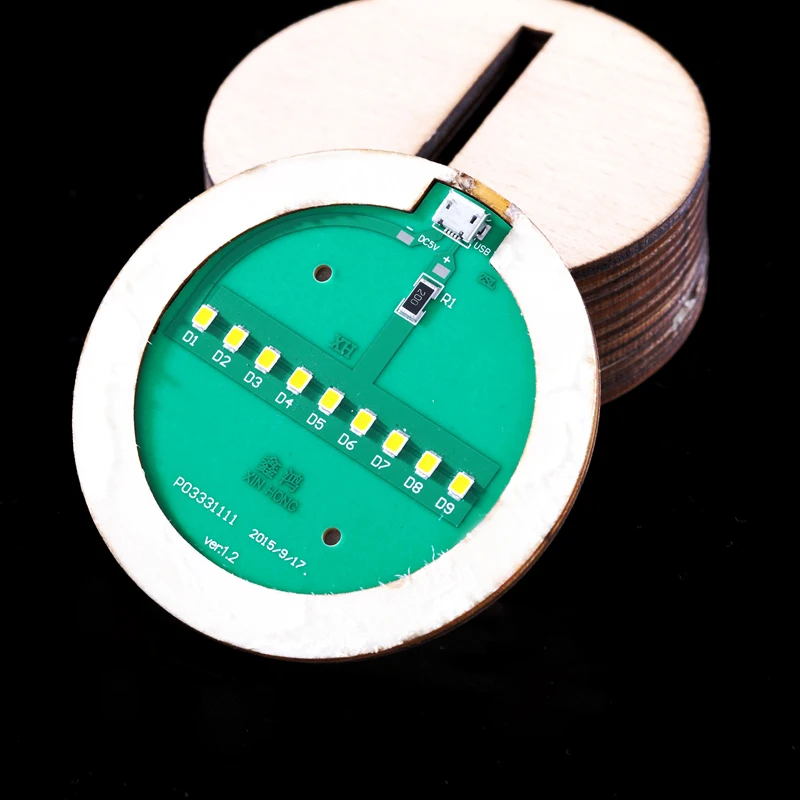 ПРИВЕЛО стол night light 3D настольная лампа USB данных Акриловые спальня деревянное