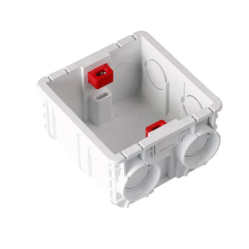 Wall Mounted Switch Socket Embedded Concealed Installation Bottom Box For 86 Type and Wiring Back | Обустройство дома