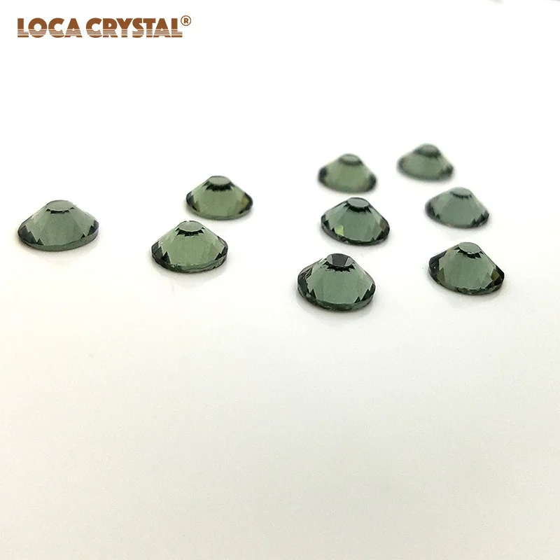 Серый бриллиантовый цвет низкая цена стразы с плоской задней стороной для женщин