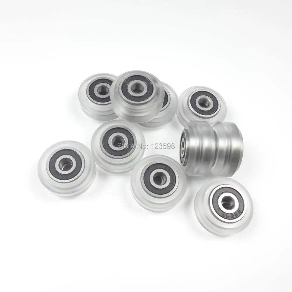Poly Carbonate Strong Solid V wheel Assy for Openbuilds V-Slot rail OX CNC Slot solid wheel--Lot50 | Компьютеры и офис