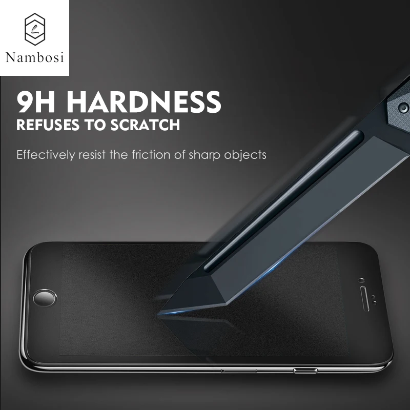 Nambosi 0 33 мм полированное Закаленное стекло экран протектор для iPhone 5S 5 SE анти синий