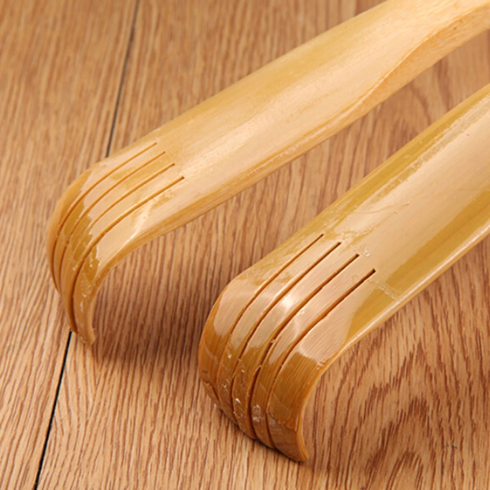 

Long Wooden Itch Massage Roller Body Stick Roller Back Scratcher Bamboo Massager Back Scratcher Practical