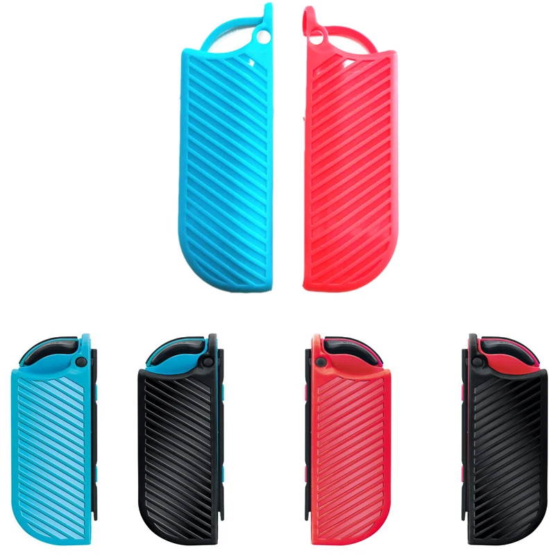 

For Nintend Switch NS Joy-Con Controller Game Accessories TPU Back Protector Case Cover Shell Anti-Scratch Anti-Slip Left Right