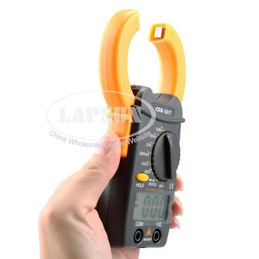 Цифровые токоизмерительные клещи VICTOR VC6017 LCD 3 1/2 мультиметр цифровой амперметр 0