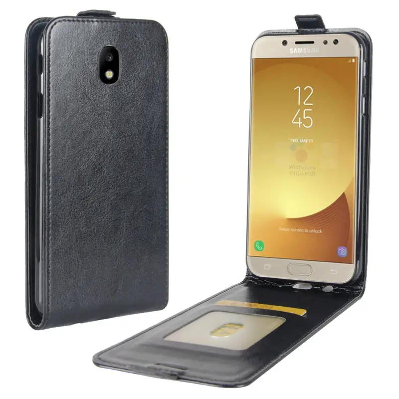Чехол для Samsung Galaxy J7 2017 кошелек задняя крышка из искусственной кожи чехол