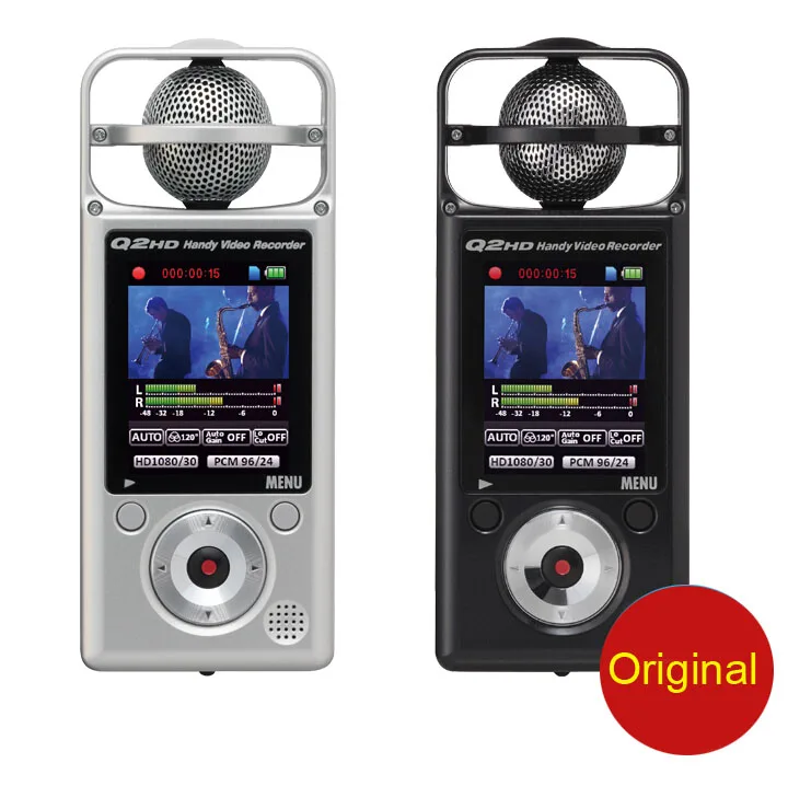 Зум Q2HD 1080P HD видеокамера Цифровой Профессиональный голос музыка встречи mp3