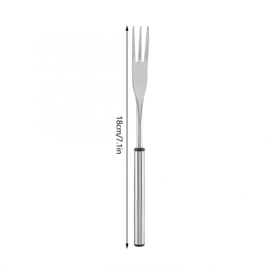 6 шт. нержавеющая сталь Горячая вилка для горшка пикника барбекю гриль гриля