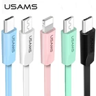 Usb кабель для iPhoneMicro UsbType C, 1,2 м зарядный кабель для iphone 6 7 8 x plus Usb c  Microusb и для освещения