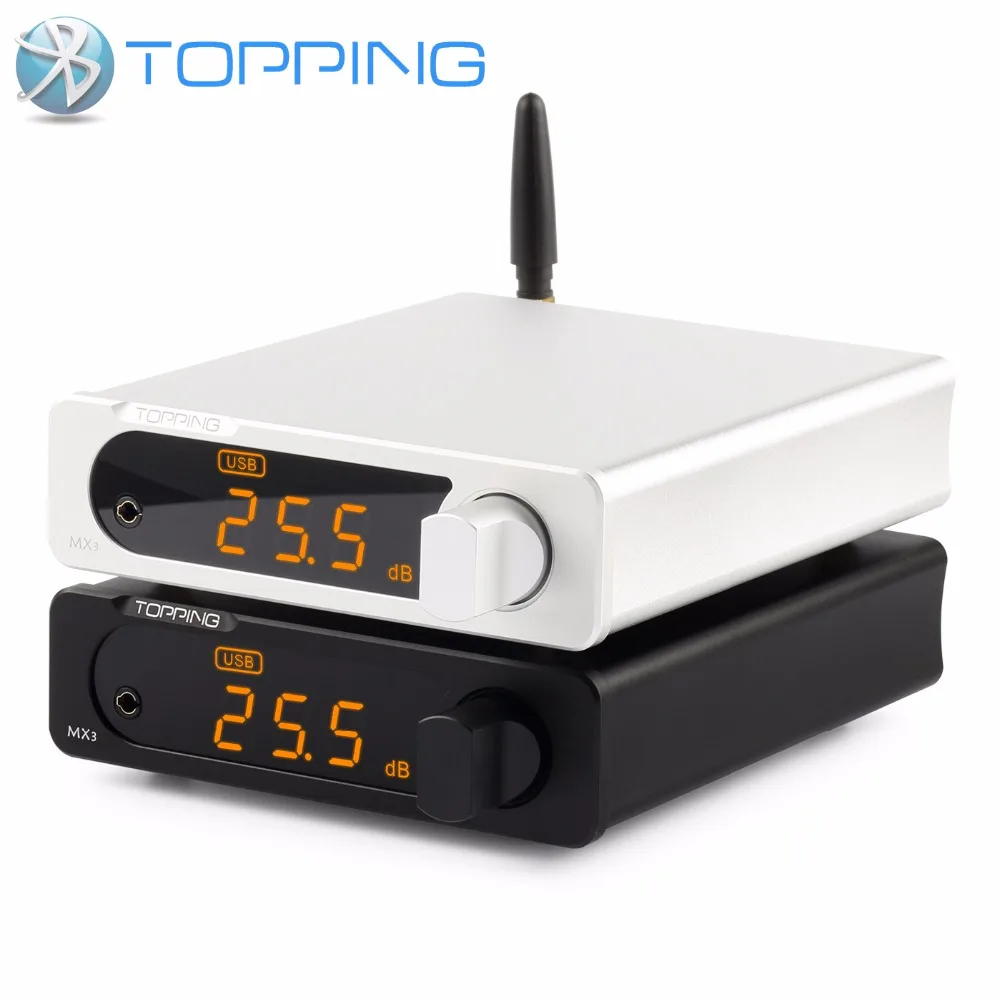 TOPPING MX3 TDA7498E Мини Многофункциональный Bluetooth цифровой Hi Fi аудио усилитель 40 Вт * 2 USB