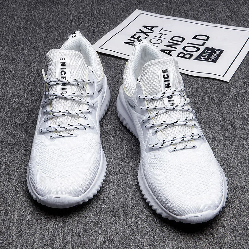 Новинка 2019 женские кроссовки Flyknit мужские для бега спортивные уличные дышащие