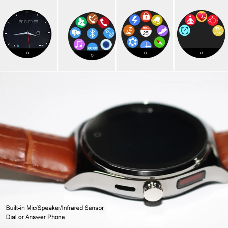 Водонепроницаемый IP67 Bluetooth Smartwatch инфракрасным пультом дистанционного