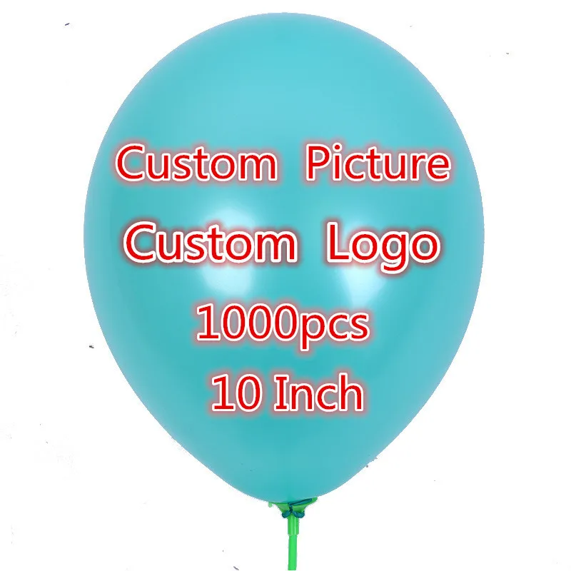 1000 шт 10 дюймов персонализированные пользовательские воздушные шары логотип